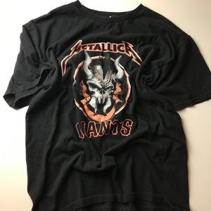 Metallica SF GIANTS T SHIRT